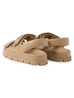 Padded Nappa Leather Sandals