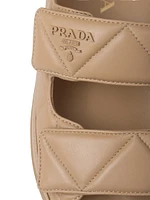 Padded Nappa Leather Sandals