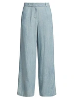 Lydia Denim Wide-Leg Pants