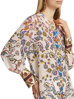 Shelby Floral Silk Blouse