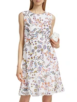 Daniela Floral Eyelet Shift Dress