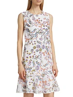 Daniela Floral Eyelet Shift Dress