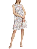 Daniela Floral Eyelet Shift Dress