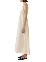 Paloma Cotton Halter Maxi Dress