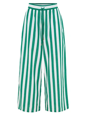 Leti Stripe Cotton Pants