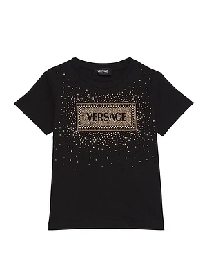 Little Girl's & Embellished Logo Jersey T-Shirt