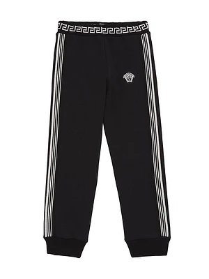 Little Boy's & Striped Fleece Sweatpants