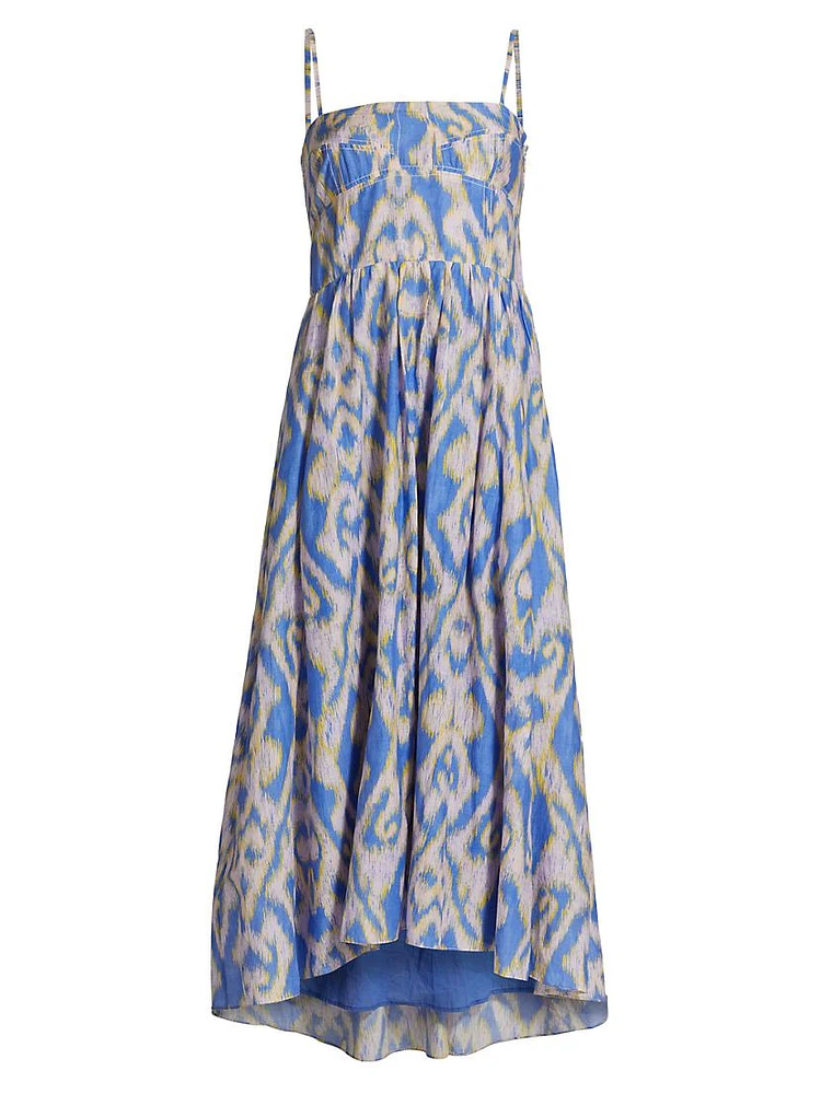 Moreno Maive Printed Midi-Dress