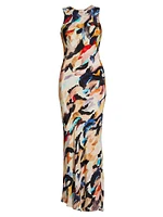 Alsina Anais Crepe Maxi Dress