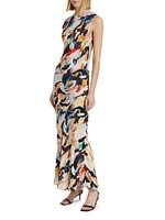 Alsina Anais Crepe Maxi Dress