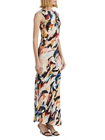 Alsina Anais Crepe Maxi Dress