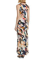 Alsina Anais Crepe Maxi Dress