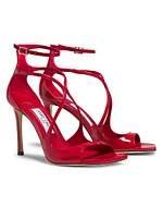 Azia 95MM Patent Leather Sandals