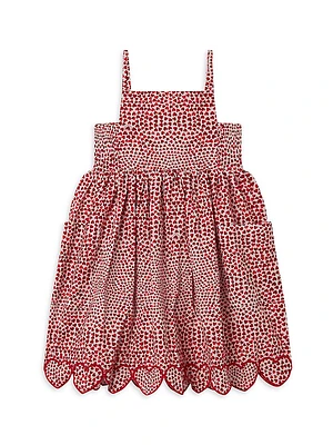 Little Girl's & Hearts Sleeveless Dress