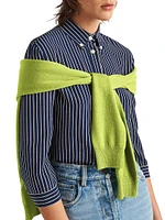 Striped Marocain Shirt