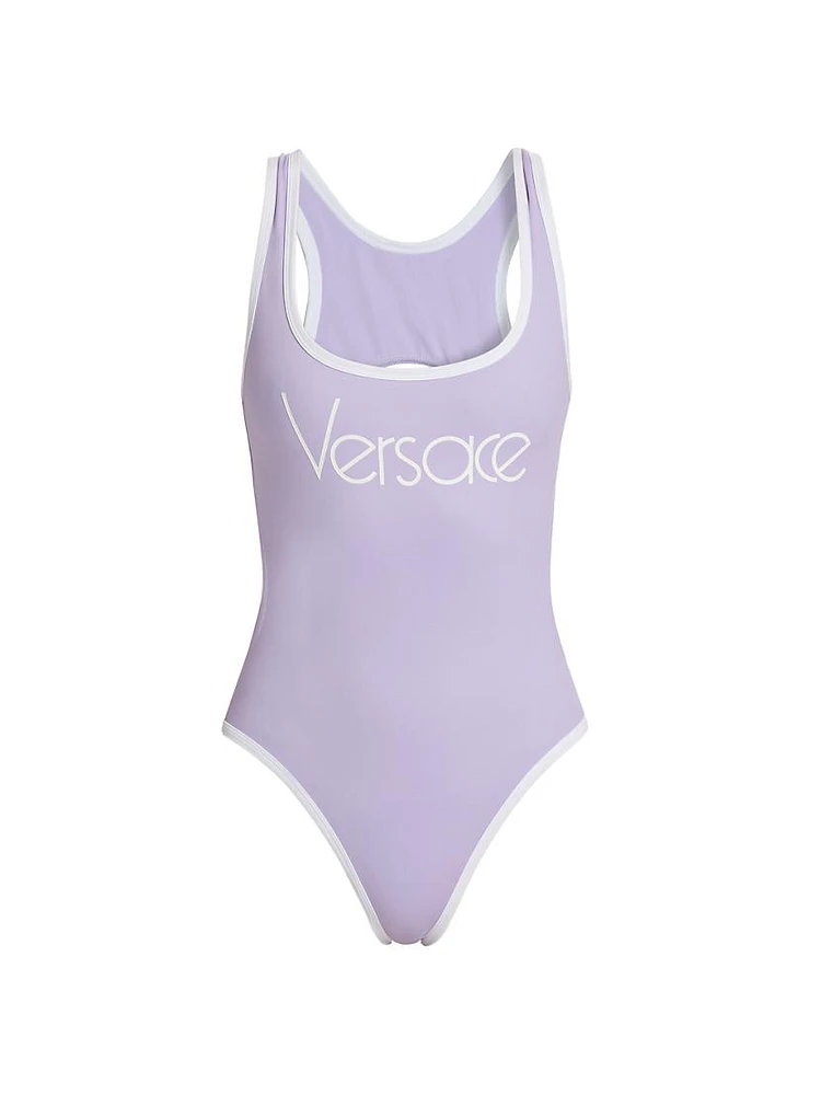 Logo One-Piece Swimsuit