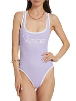 Logo One-Piece Swimsuit