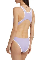 Logo One-Piece Swimsuit