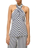 Dawn Striped Sleeveless Top