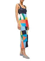 Katie Patchwork Midi-Dress