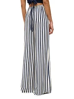 Luke Striped Wide-Leg Pants