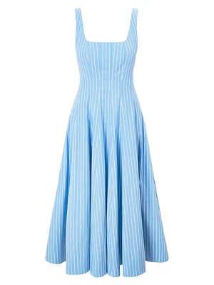 Wells Poplin Midi-Dress