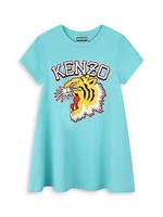 Little Girl's & Logo T-Shirt Dress