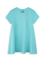 Little Girl's & Logo T-Shirt Dress