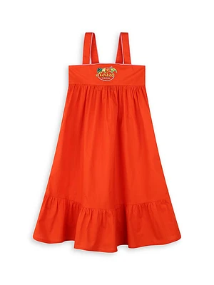 Little Girl's & Pleated Cotton Dress