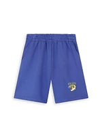 Little Boy's & Logo Bermuda Shorts