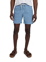 Linen Drawstring Shorts