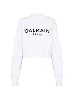 Logo Cotton Crop Sweatshirt