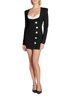 Tailored Body-Con Minidress