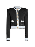 Signature Logo Knit Cardigan