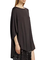 Lightweight Jersey Tunic Blouse