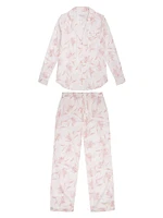 Deia Botanical Long 2-Piece Pajama Set