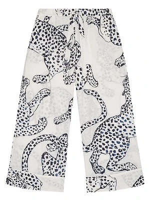 Jaguar Wide-Leg Pajama Pants