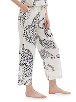 Jaguar Wide-Leg Pajama Pants