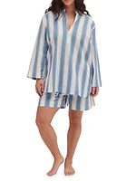 Boat Striped Short Pajama Set