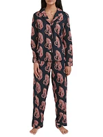 Tiger Long 2-Piece Pajama Set