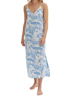 Loxodonta Toille Print Slip