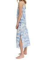 Loxodonta Toille Print Slip