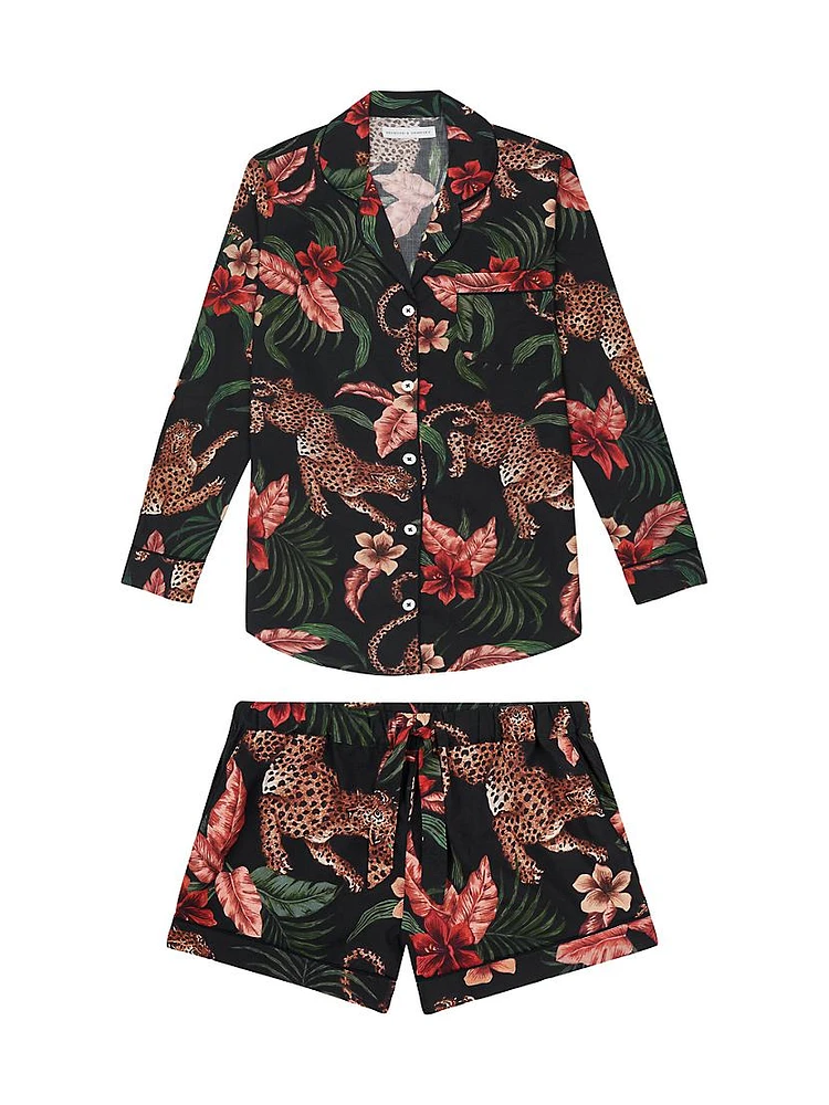 Soleia Jungle Short 2-Piece Pajama Set