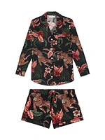 Soleia Jungle Short 2-Piece Pajama Set