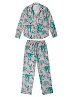 Parrot Print Pajama Set