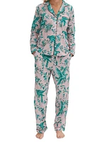 Parrot Print Pajama Set