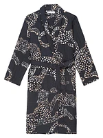 Jaguar Cotton Quilted Robe