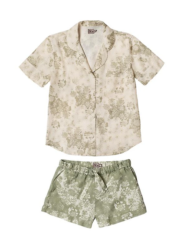 Floral Short 2-Piece Pajama Set