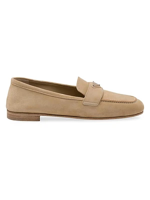 Suede Loafers