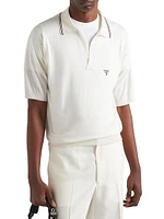 Silk and Cotton Polo Shirt